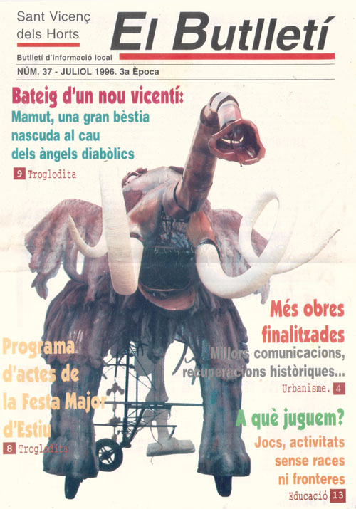 1996 el butlletí bateig del mamut
