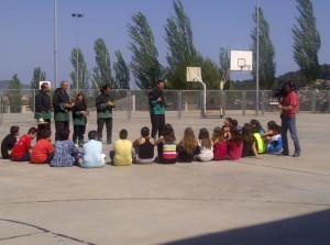 Jornades Revetlles amb precaució a l'IES Frederic Mompou amb Protecció Civil, Creu Roja i Àngels Diabòlics de Sant Vicenç dels Horts