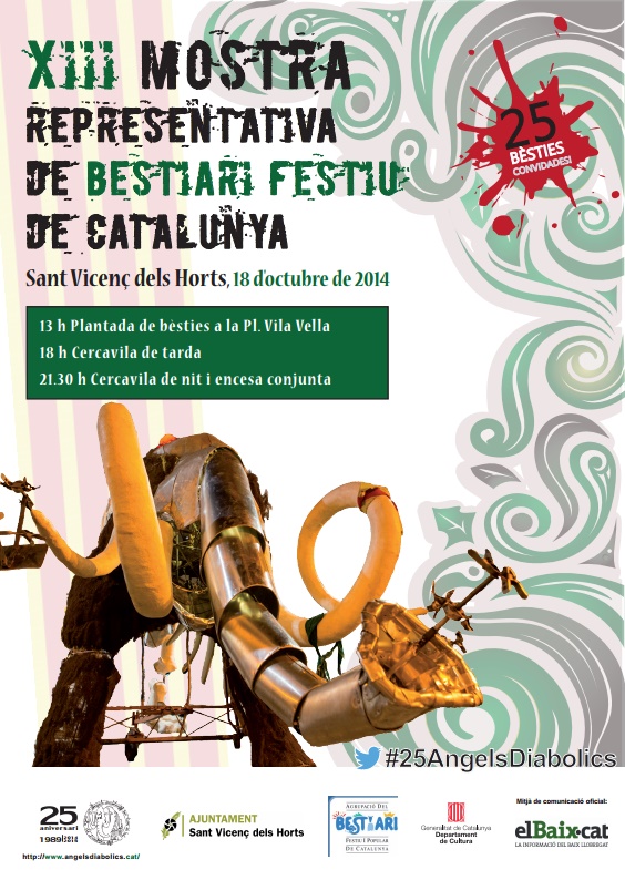 cartell_13_mostra_bestiari_18_octubre_2014_sant_vicenc_dels_horts